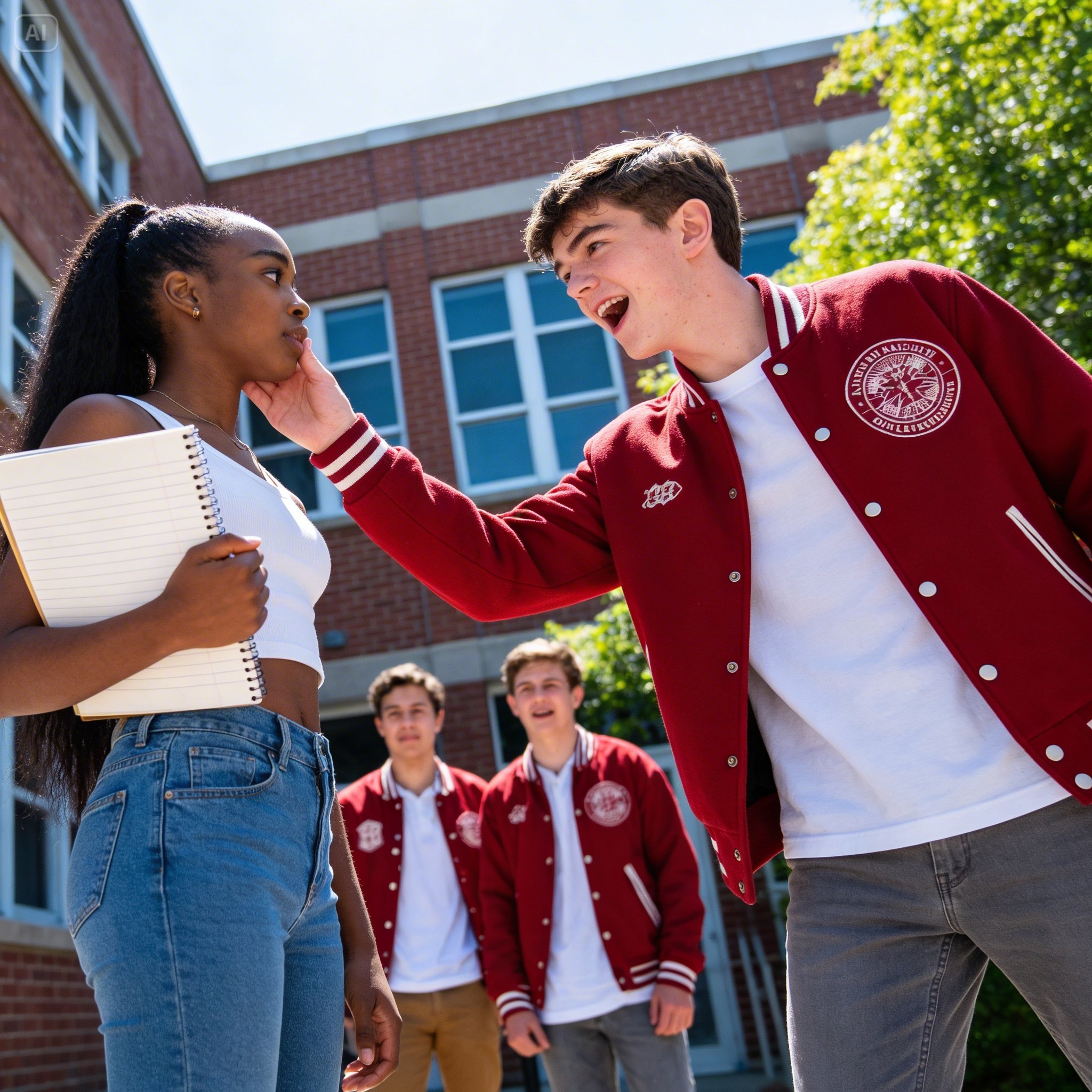 “Get Away From Me!” — He Slapped Me In Front Of The Whole School And Then Burst Out Laughing… He Had No Idea My Father Was A Marine, The Man Who Had Trained Me To Be Something Fearsome They Couldn’t Mess With!