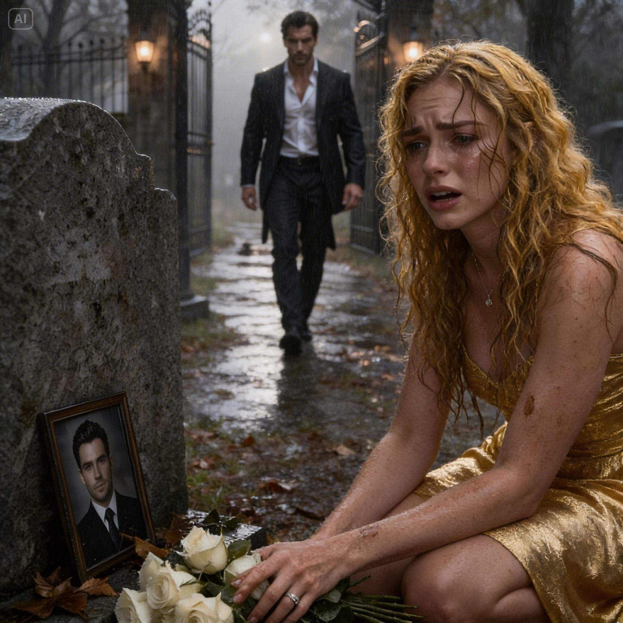 He Watched Her Cry at His Grave for Six Months. Then the “Dead” Mafia King Walked Back Into Her Life And…