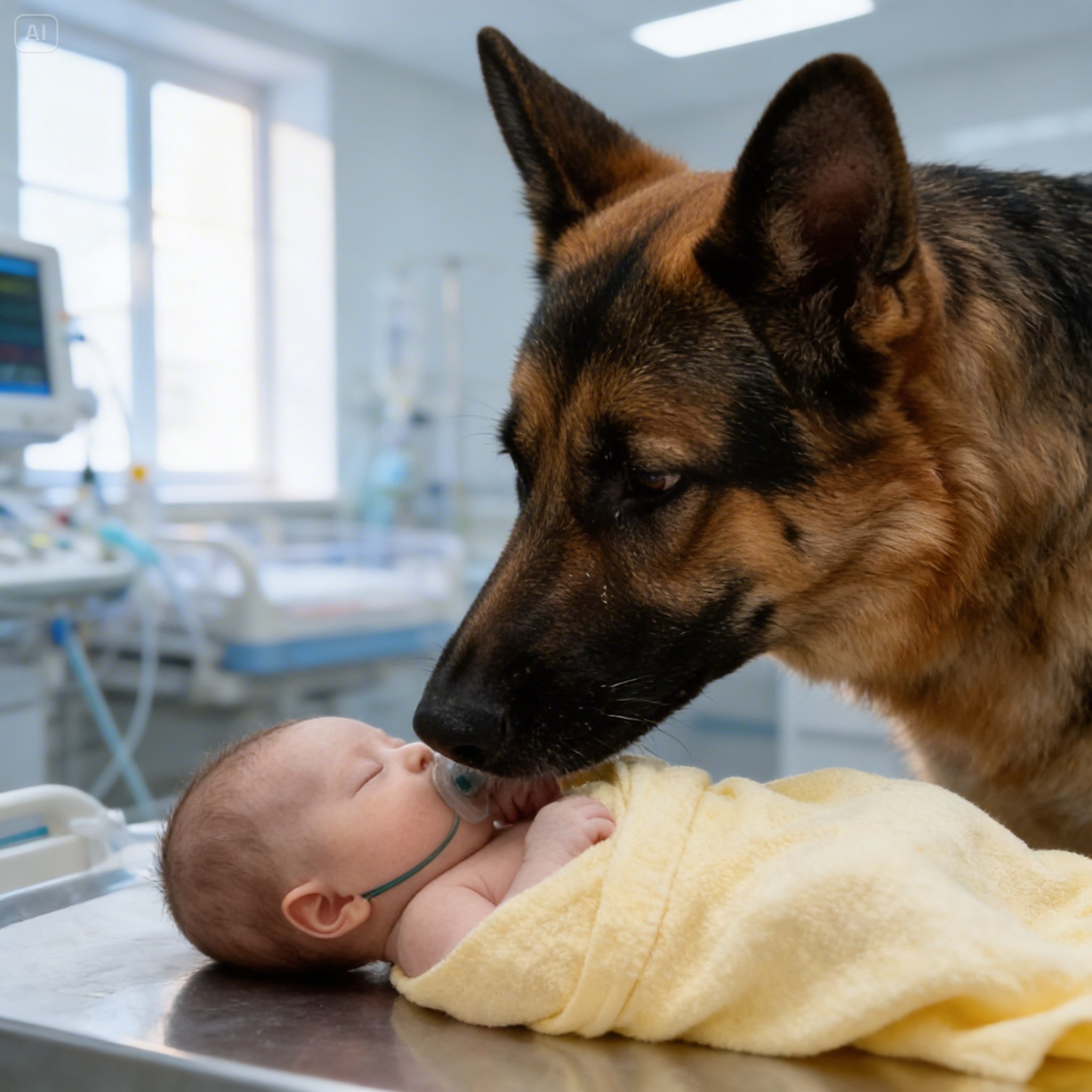 They Told Me My Baby Was Dying And To Say Goodbye, But When Our Faithful German Shepherd Began Growling At The Hospital Walls, I Uncovered A Sinister Multi-million Dollar Truth!