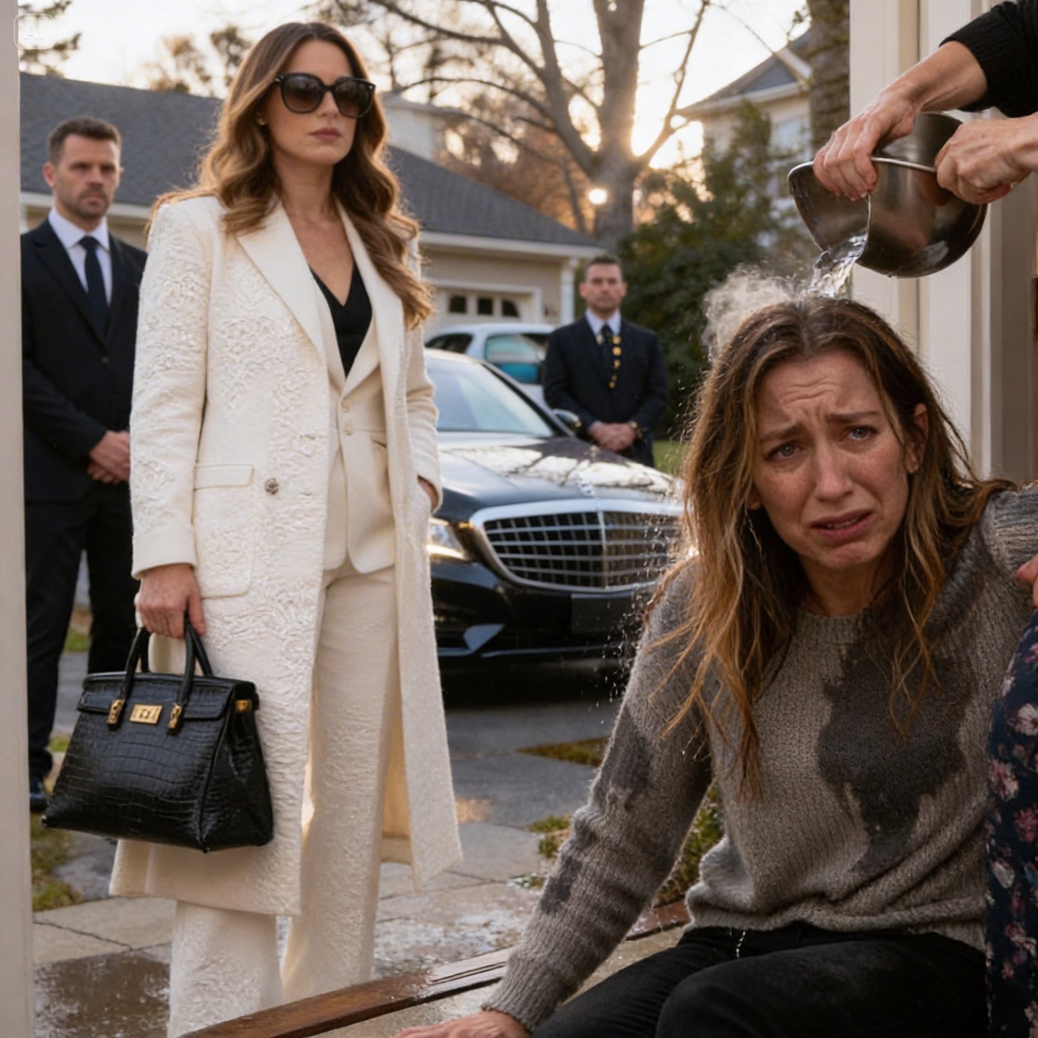 My Mother-in-Law Threw Boiling Water on Me and Kicked Me Out of My Own House. The Next Morning, the Locksmith Changed the Locks While She Was Still in Her Robe.