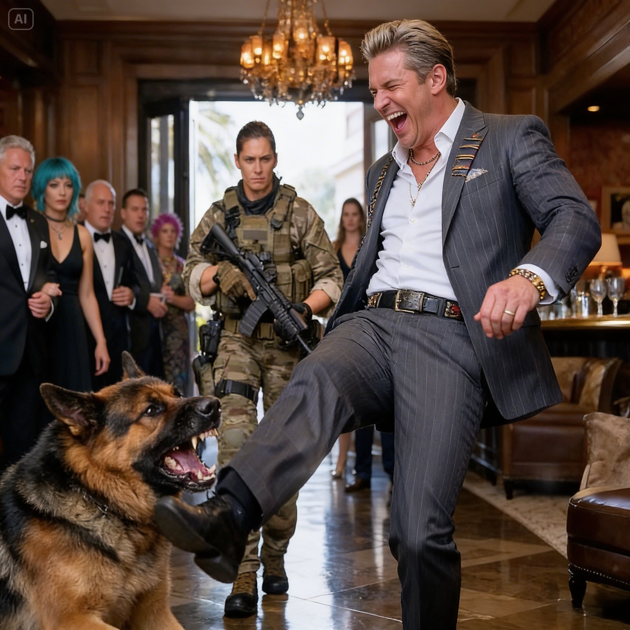 THEY KICKED MY RETIRED NAVY SEAL K9 FOR BARKING AT THE “CATERER”—LITTLE DID THEY KNOW HE WAS ALERTING US TO A DE@DLY MASSACRE THAT WOULD….