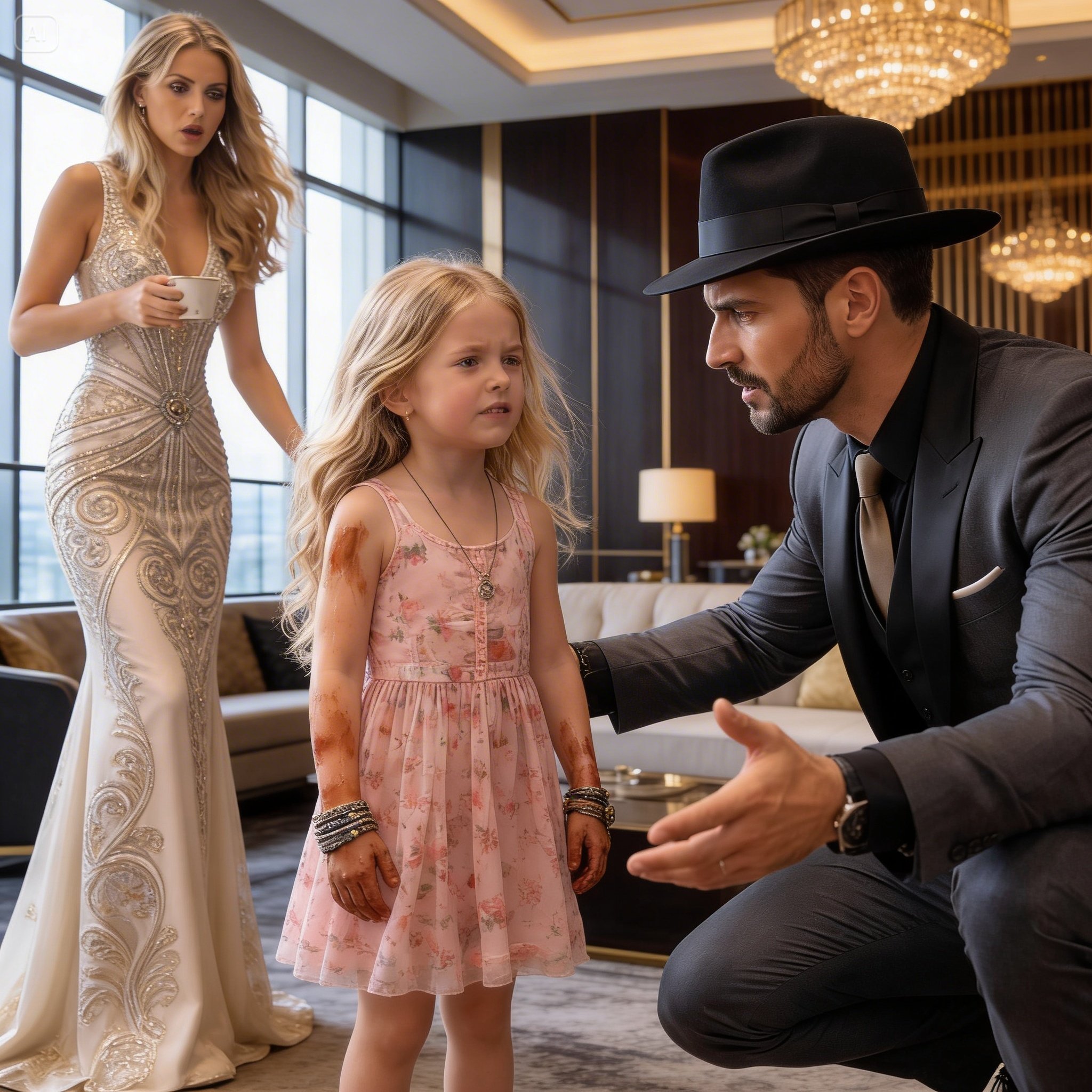 A Little Girl Ran to a Mafia Boss After His Girlfriend Threw Scalding Coffee on Her. What Happened Next Brought a Manhattan Penthouse to Its Knees