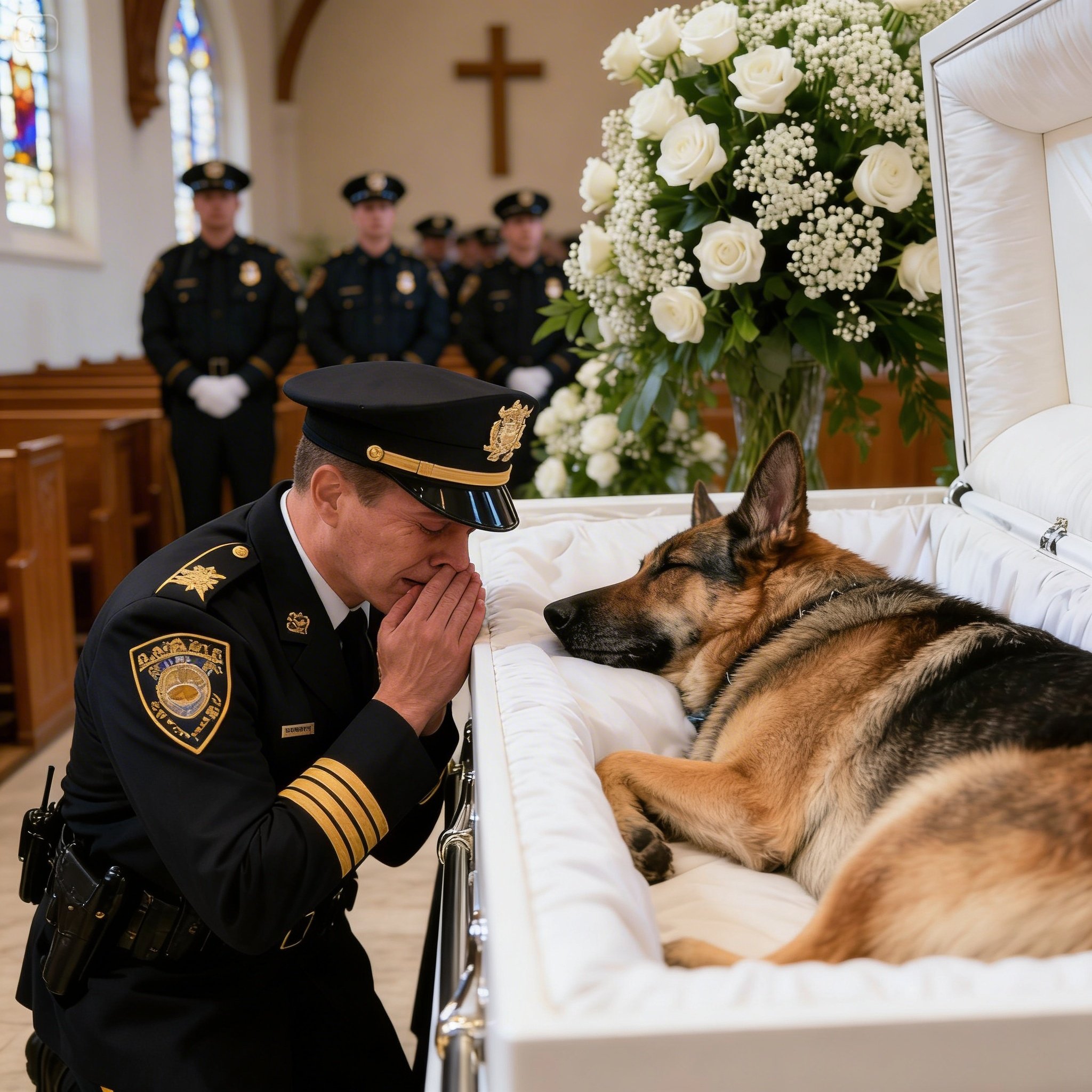 At His K9 Partner’s Funeral, a Mourning Officer Heard One Bark That Exposed a Deadly Police Betrayal!