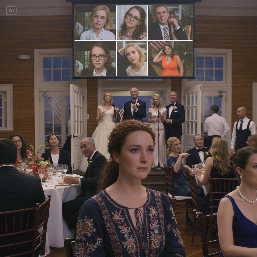 At My Sister’s Wedding, They Put My Face On A Ten-foot Screen And Turned The Worst Years Of My Life Into A Joke For Two Hundred Guests, But They Forgot One Thing Before They Laughed—they Forgot I Was The Only Person In That Room Who Already Knew Exactly How Far My Family Would Go…
