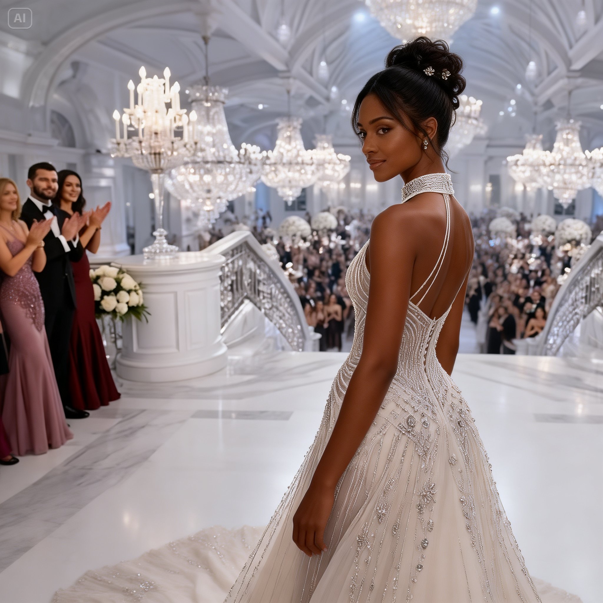 She Scrubbed This Woman’s Floors For $14 An Hour — Then Walked Into Chicago’s Most Exclusive Gala In A Dress The Whole Room Recognized And Everything Fell Apart!