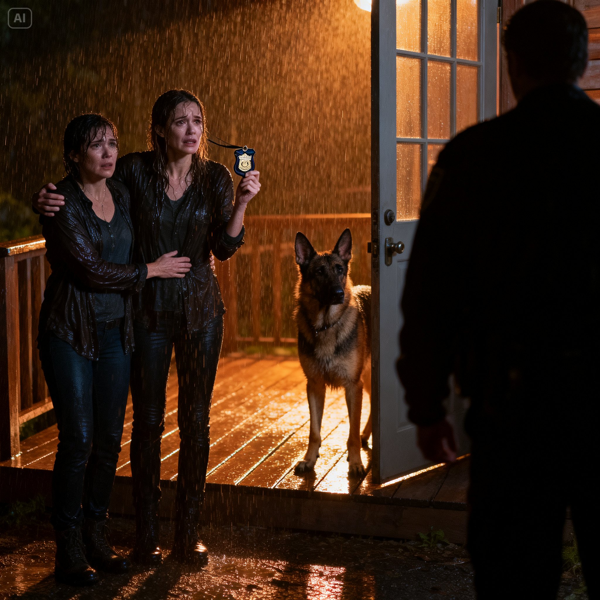 Two Wounded Officers Crashed Through His Door During a Mountain Storm — The Retired Navy SEAL and His German Shepherd Were Their Only Hope Against an Army of Corrupt Cops Hunting Them Through the Darkness!