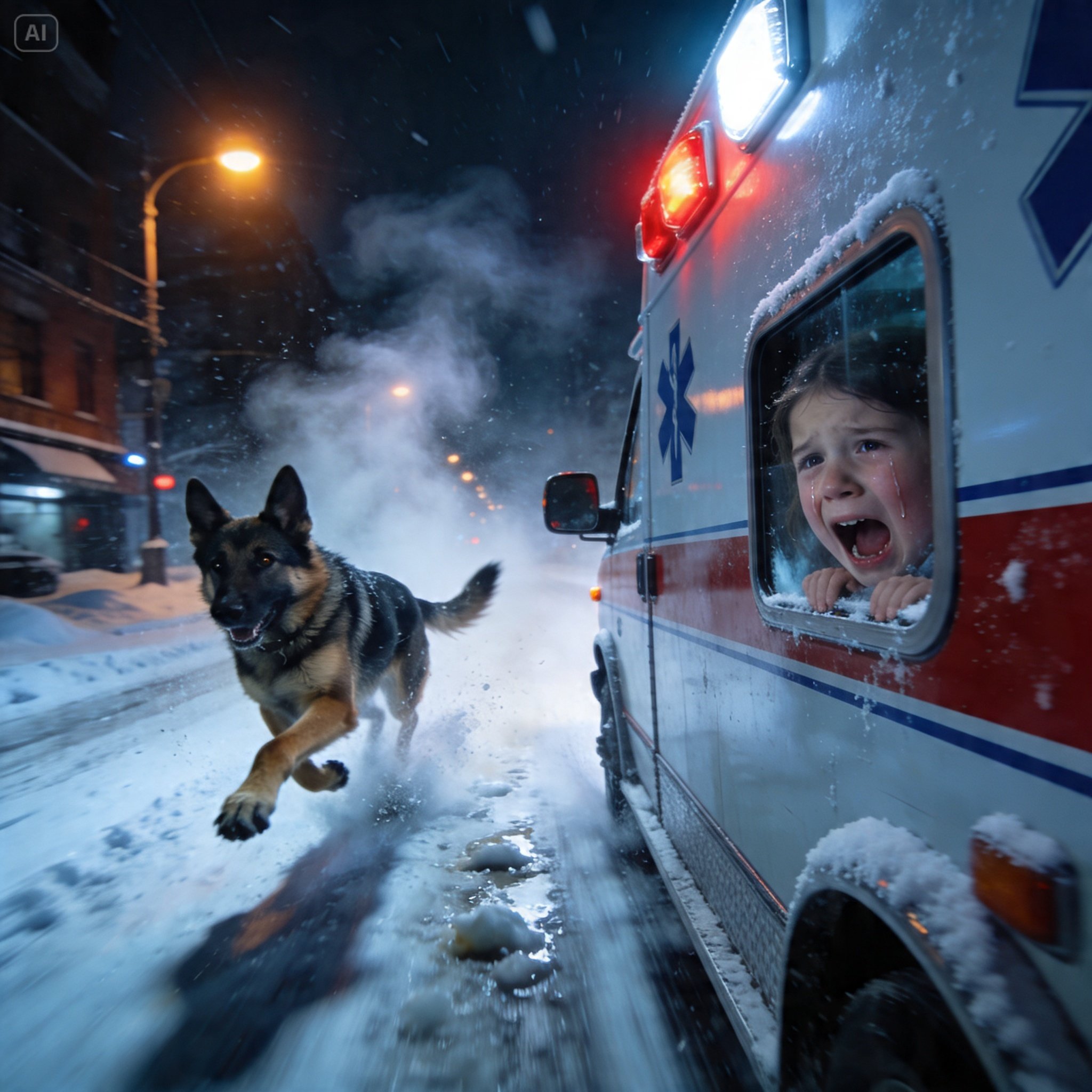 A Retired Police Dog Was For Sale For $5 On A Frozen Sidewalk — What The Officer Discovered Behind That Cardboard Sign Changed Everything!