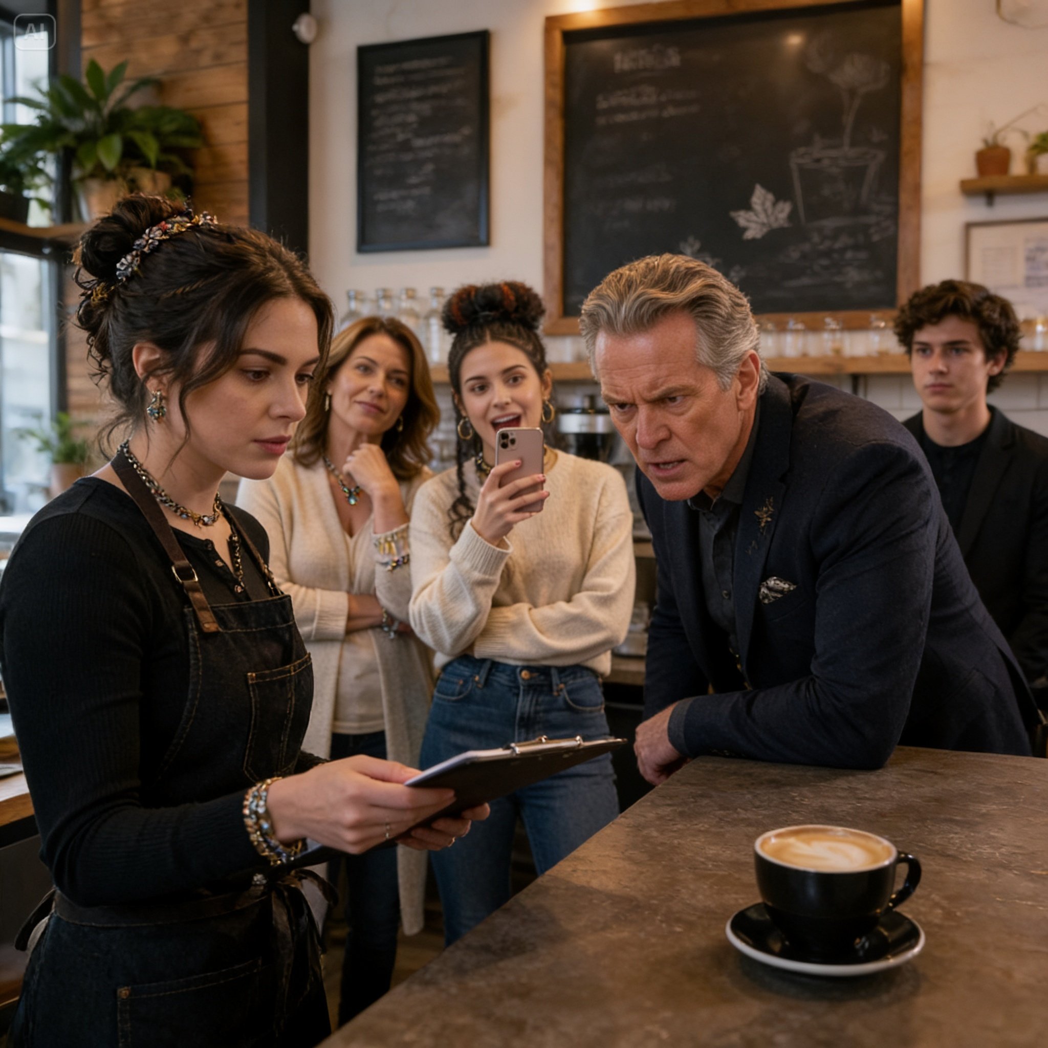 My parents ghosted me for four years like I’d already been buried, then waltzed into the little coffee shop I built from nothing, smiling at my customers like they owned the place, while….