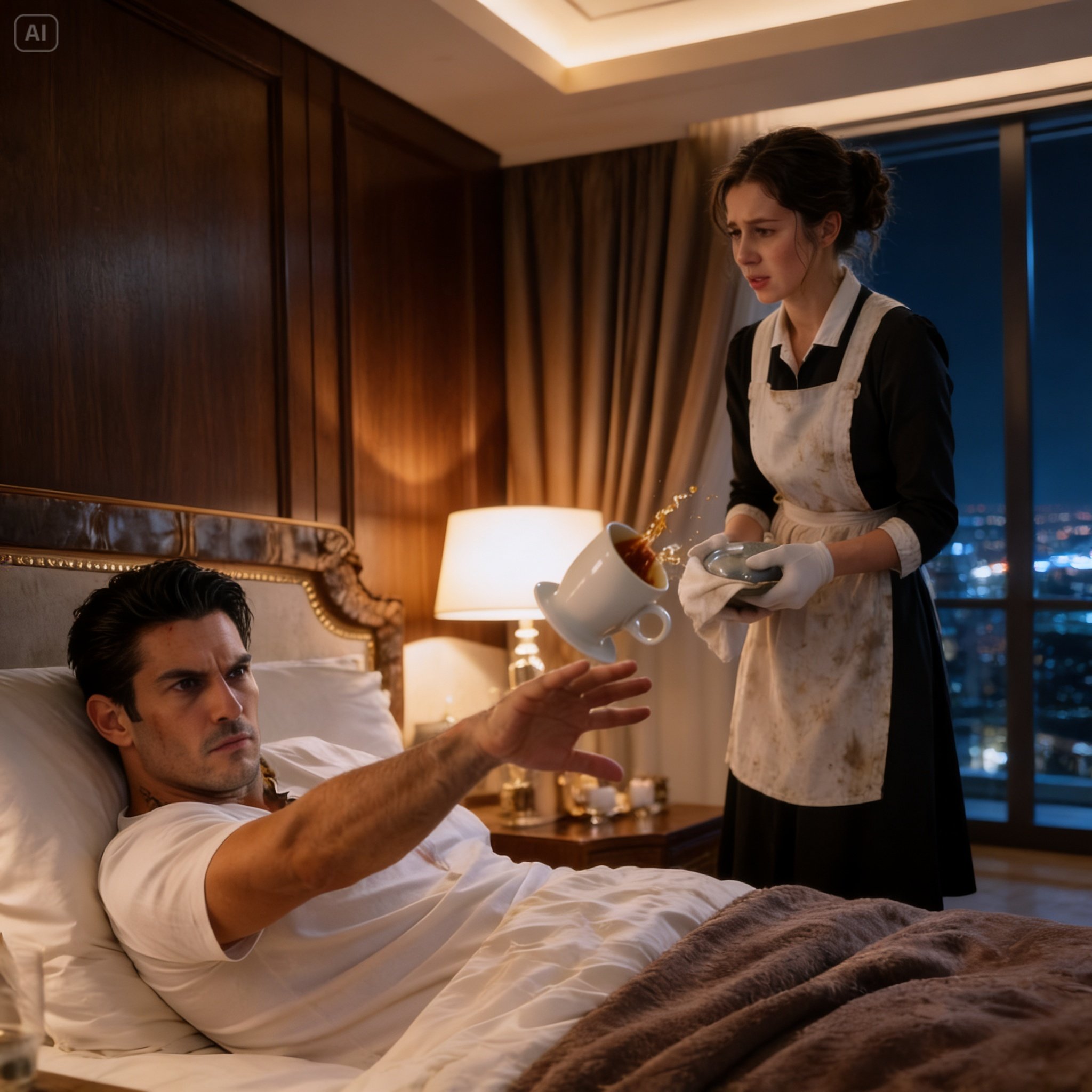 He Called Her Nobody. He Told Her She Was Nothing. She Was Just a Maid. But What She Did the Night Everyone Else Left Made the Most Feared Man in Chicago Fall to His Knees — and It Wasn’t Fear. It Was Something His World Had Never Seen Before.