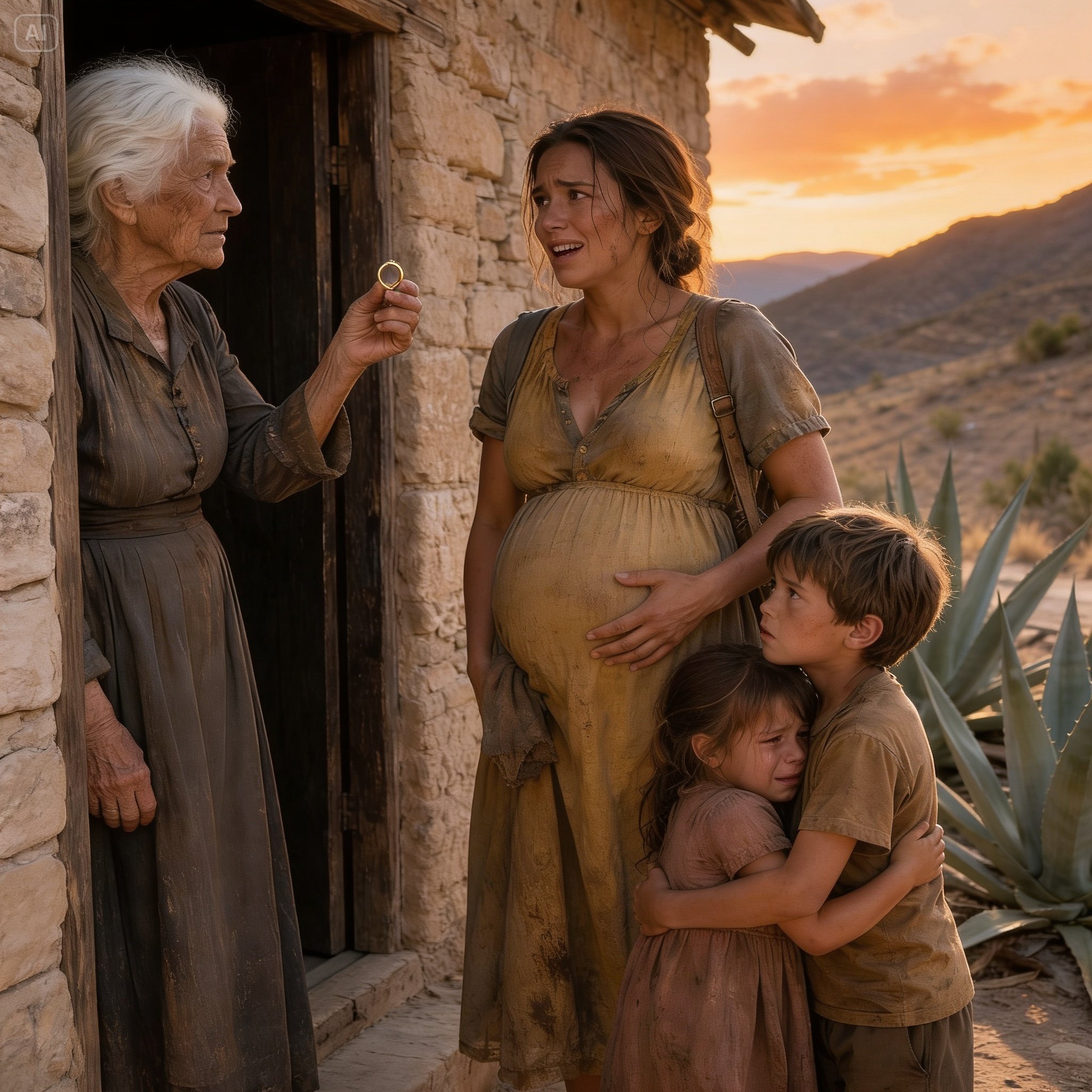“YOUR HUSBAND IS ALIVE,” THE OLD WOMAN TOLD THE PREGNANT WIDOW THE WHOLE TOWN HAD SHAMED AND ABANDONED—AND THE TRUTH ….