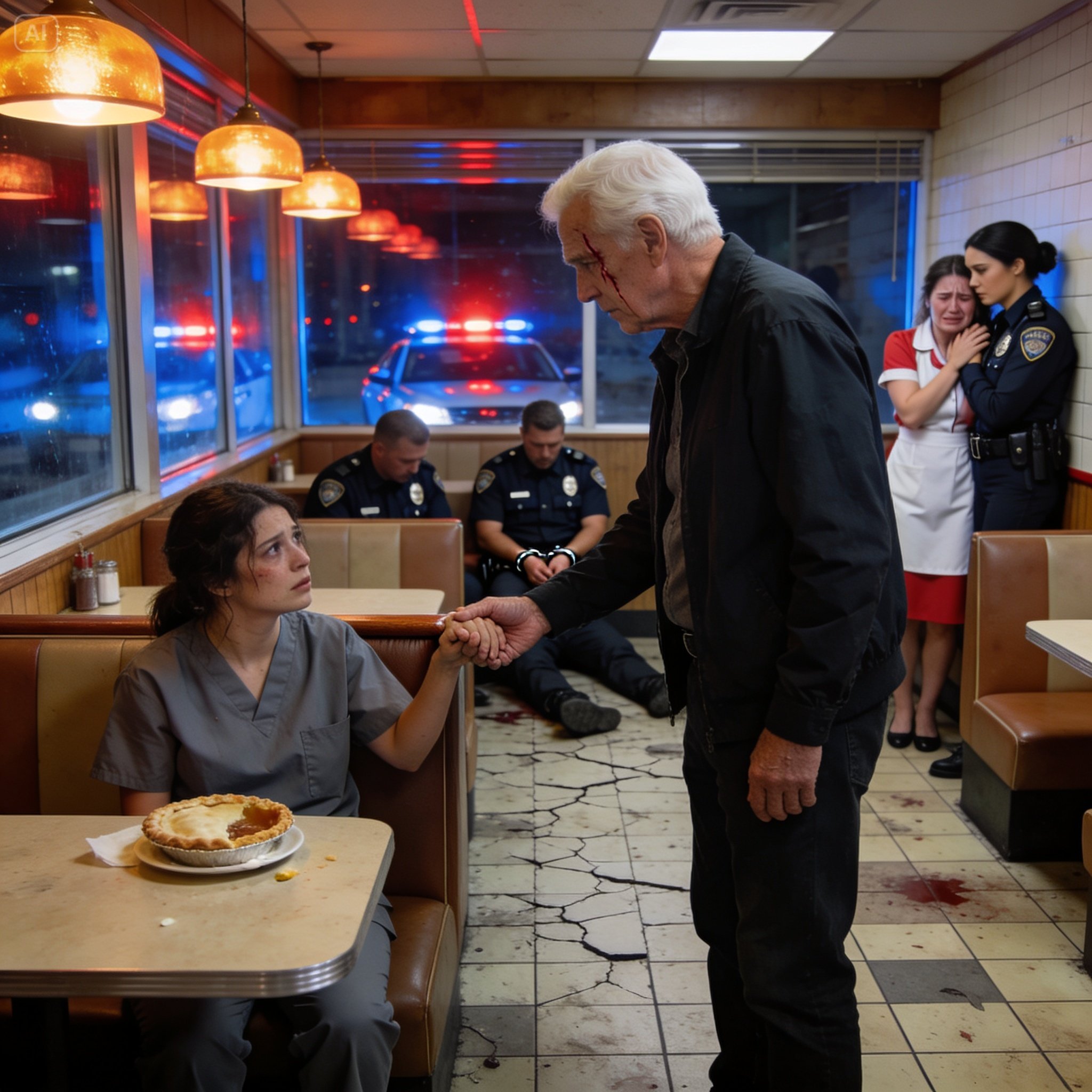 SHE WAS JUST A TIRED DOCTOR EATING SOUP ALONE. THEN THREE ARMED MEN WALKED IN AND MADE THE WORST MISTAKE OF THEIR LIVES.!