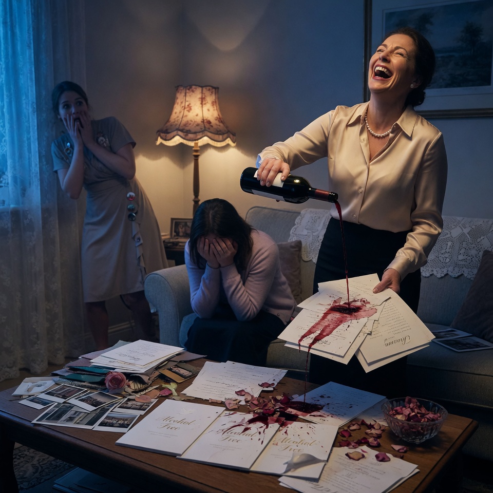 My Alcoholic Mother Laughed And Destroyed My Wedding Invites, Not Knowing I Hold The Legal Guardianship Papers.