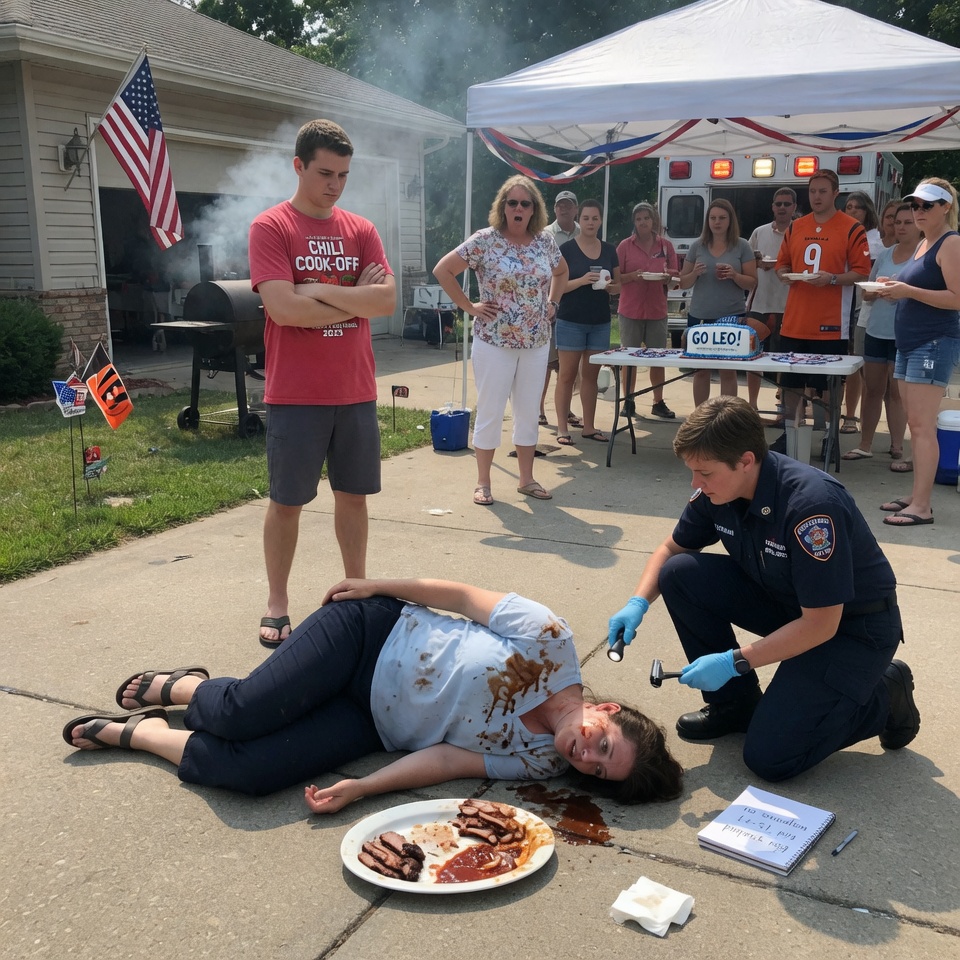 MY HUSBAND THREW ME A BIRTHDAY PARTY FOR HIMSELF — I COLLAPSED ON HIS DRIVEWAY WITH THE BRISKET, AND HE TOLD 14 GUESTS I WAS JUST CRAVING ATTENTION. WHAT THE PARAMEDIC WHISPERED TO ME IN THE AMBULANCE LEFT ME SHAKING. COULD YOUR FAMILY BE HIDING THE SAME SECRET?