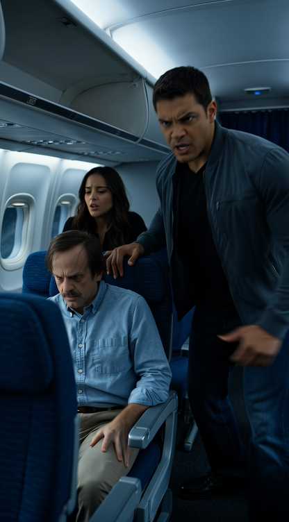 “I thought it was just a creepy passenger, until the stranger beside me whispered his true identity.”