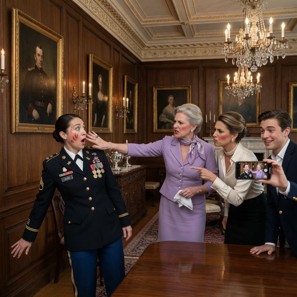 My MIL Slapped Me So Hard My Head Hit the Wall and My SIL Spat on My Army Uniform—But When That Door Burst Open, Their Worst Nightmare Walked In!
