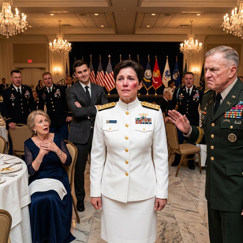 My father slapped me in front of a thousand people at the Veterans Honor Banquet and called me nothing.