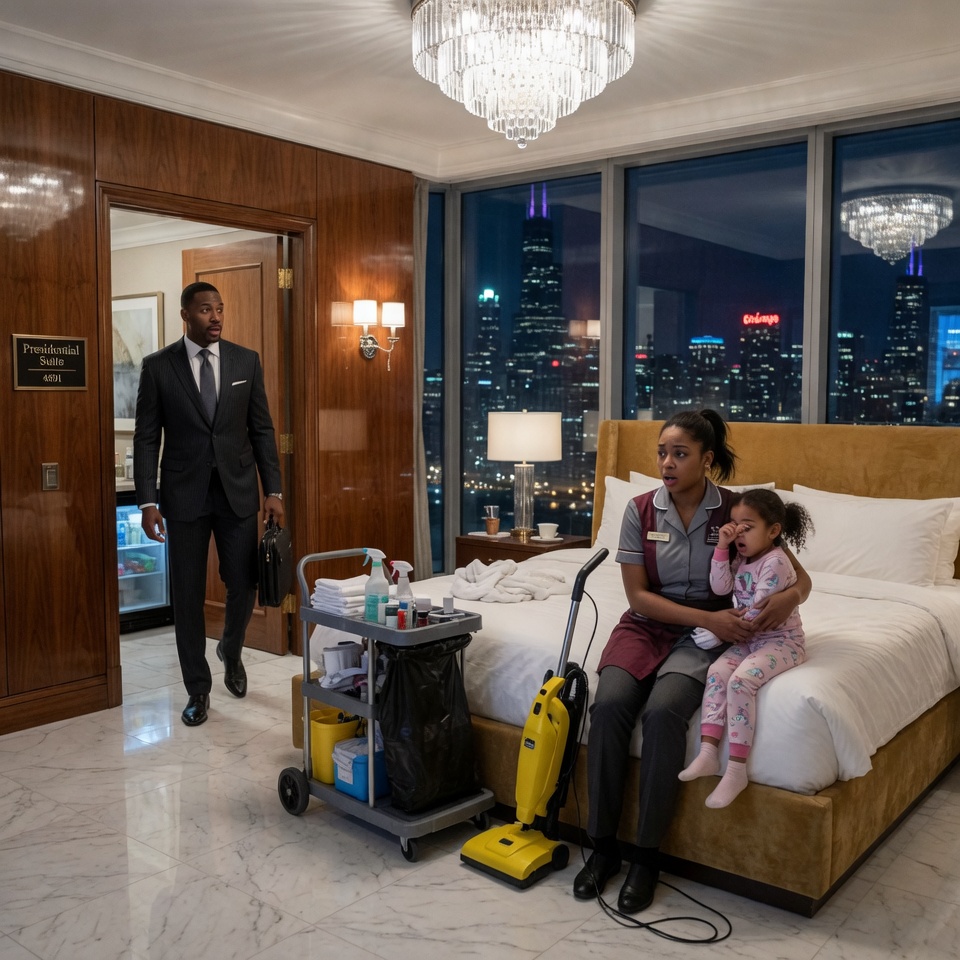 I Fell Asleep With My Daughter in a Billionaire’s Luxury Hotel Bed – His Reaction Shocked Me to My Core!