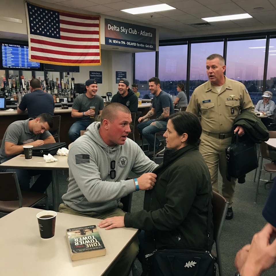 A Navy SEAL Targeted Me At The Airport Lounge—Not Knowing I Was Undercover Special Forces Operative