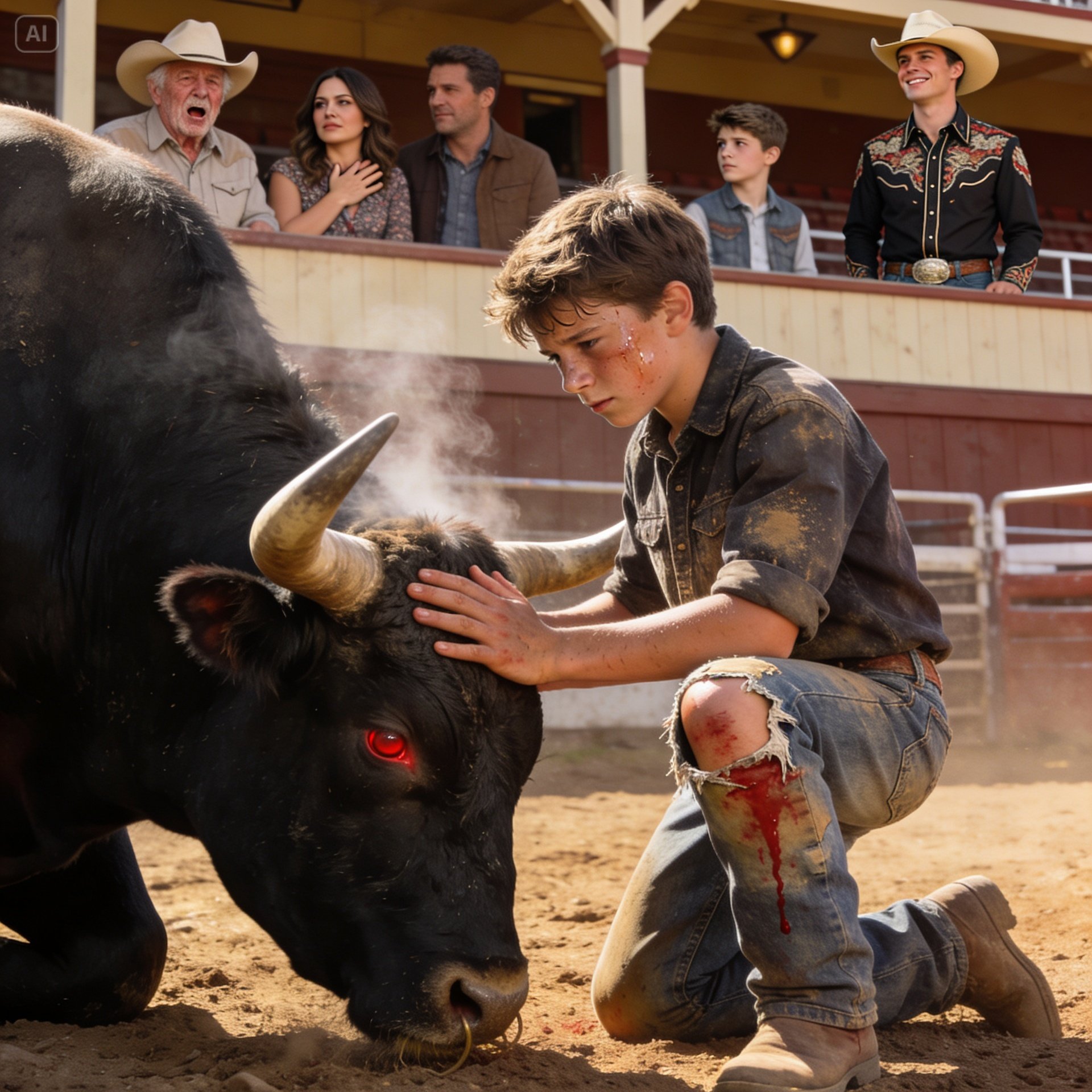 My mother was dying in a trailer with no medicine. I was 14 and tamed the bull that destroyed every cowboy in Texas. Then they told me a minor can’t receive $1 million.