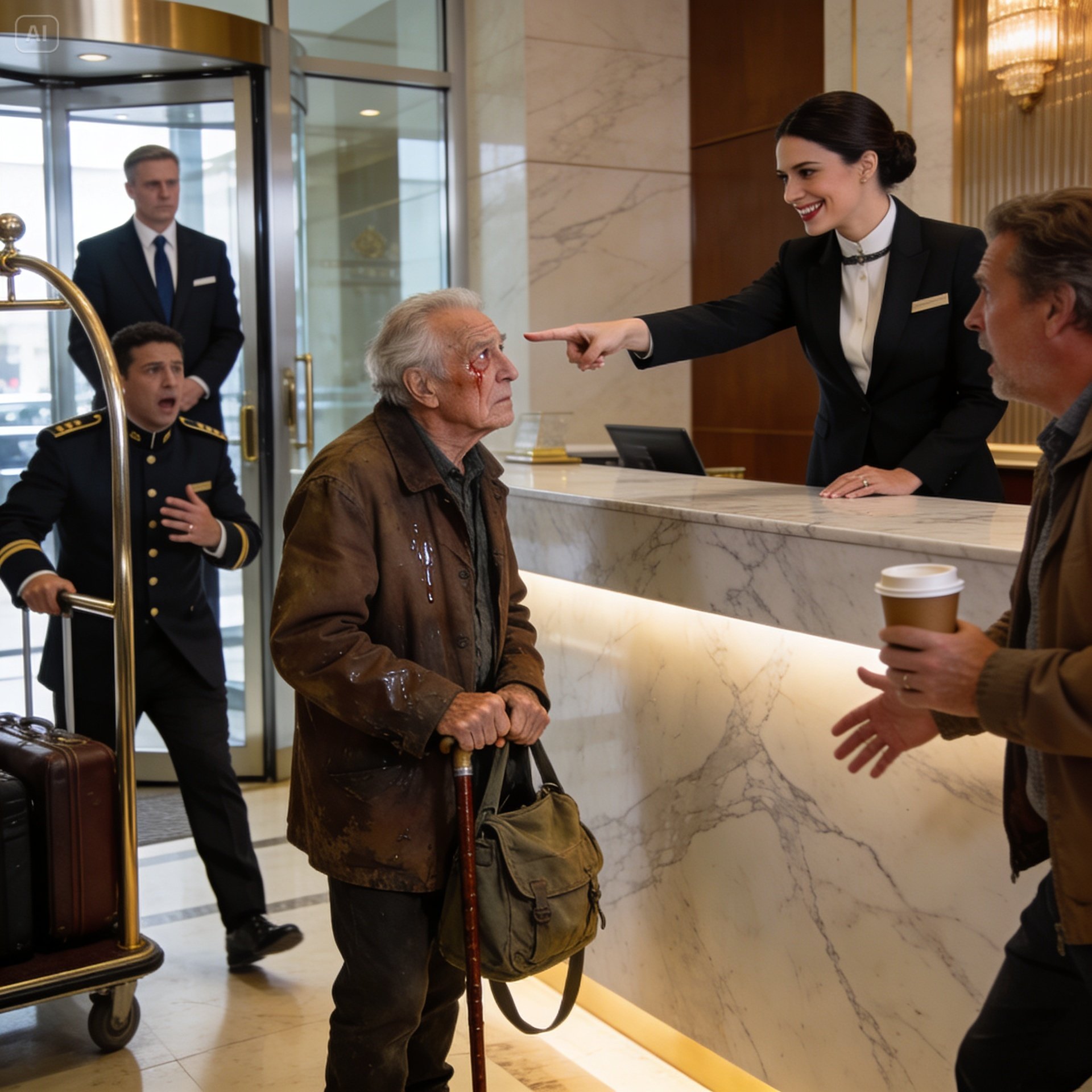 I got marched toward the door of my own hotel. My dignity sat under the manager’s hand beside a manila envelope on the desk, unopened.