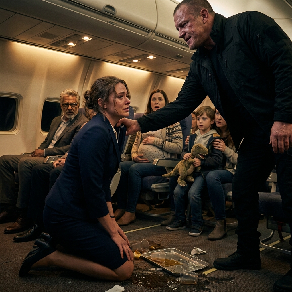 Hijackers threw me to the cabin floor in front of 183 passengers and told me to get them coffee. I didn’t scream. I didn’t cry. I just served them drinks while they laughed — and one retired sergeant noticed my scuffed G-Shock watch.