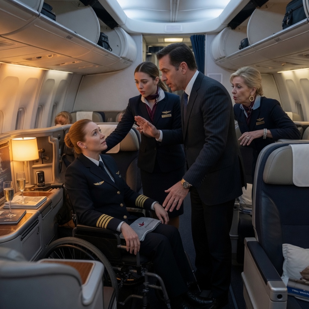 I didn’t say a word when the man in first class demanded they move me and my wheelchair to the back of the plane