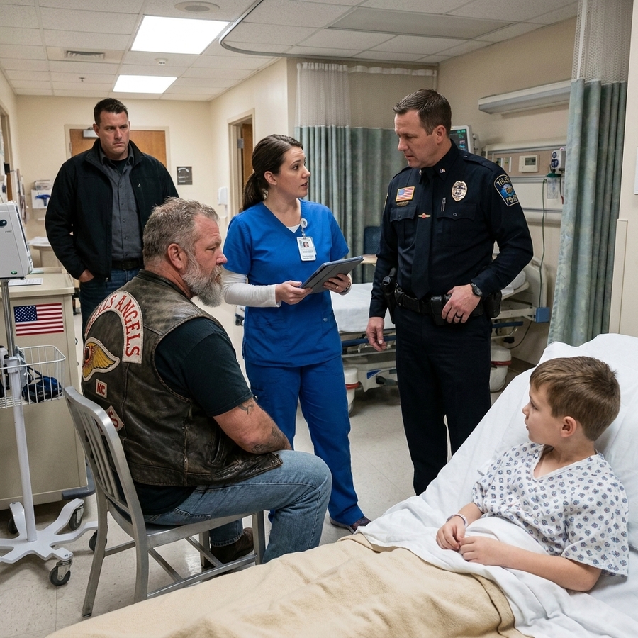 Nurse Whispered to a Hells Angel: “Check Room 12” — What He Found Left Him Shaking