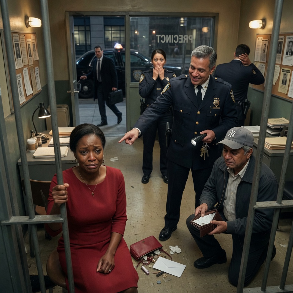 A sergeant locked me in a cell for defending a cabdriver. Then a black city vehicle stopped outside the precinct, and the back door opened.
