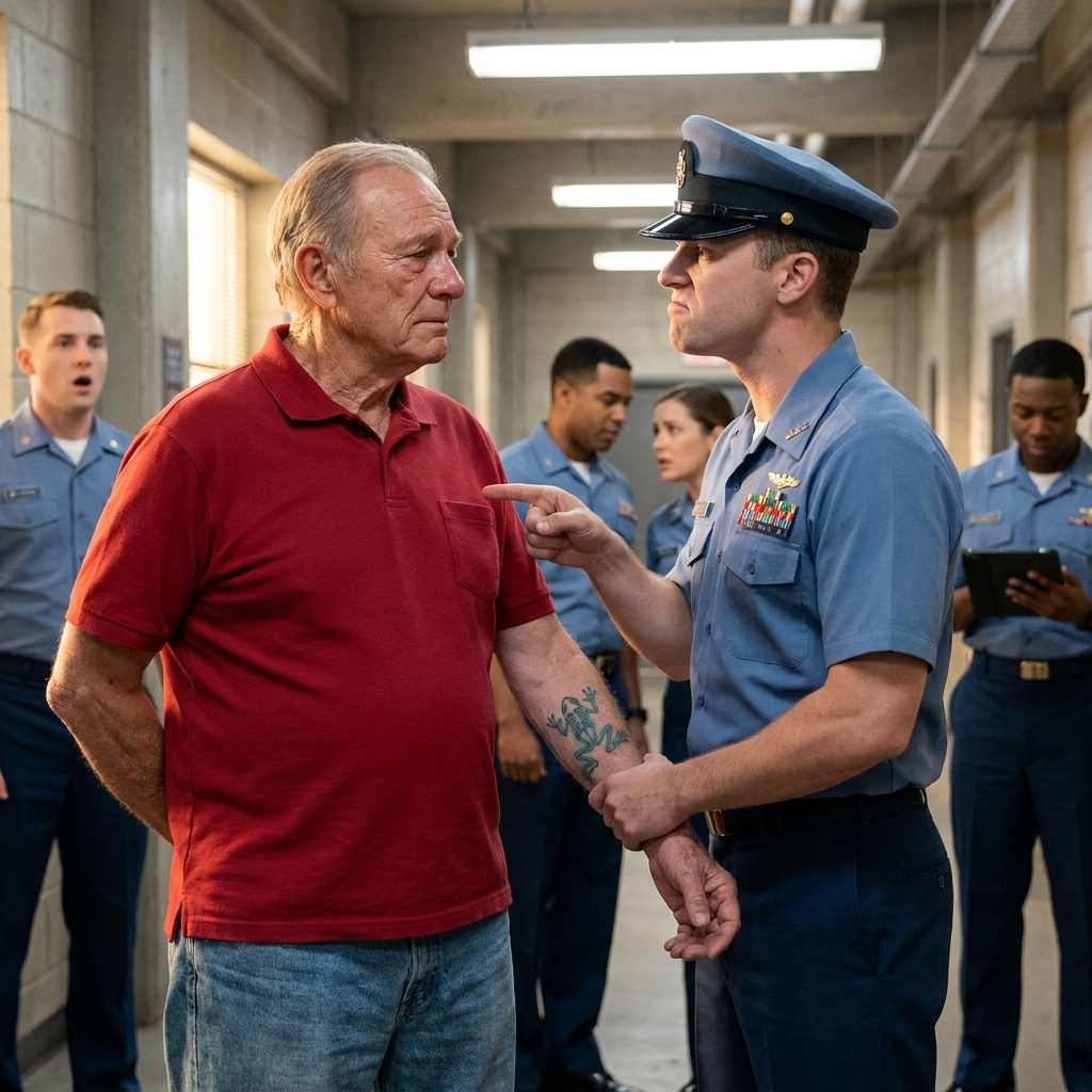 They arrested me for impersonating a SEAL at JITF South. I stood there in handcuffs while they mocked me. But then the Vice Admiral saw my UDT-21 tattoo