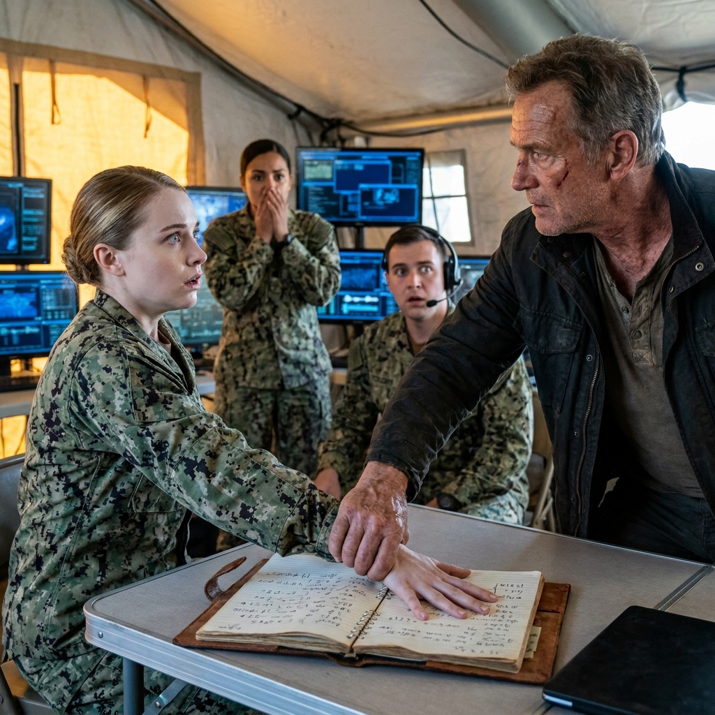 My lieutenant called me a security risk in front of the entire operations center and ordered my arrest. Then a two-star admiral saluted me and said three words: Master Chief Goodwin.