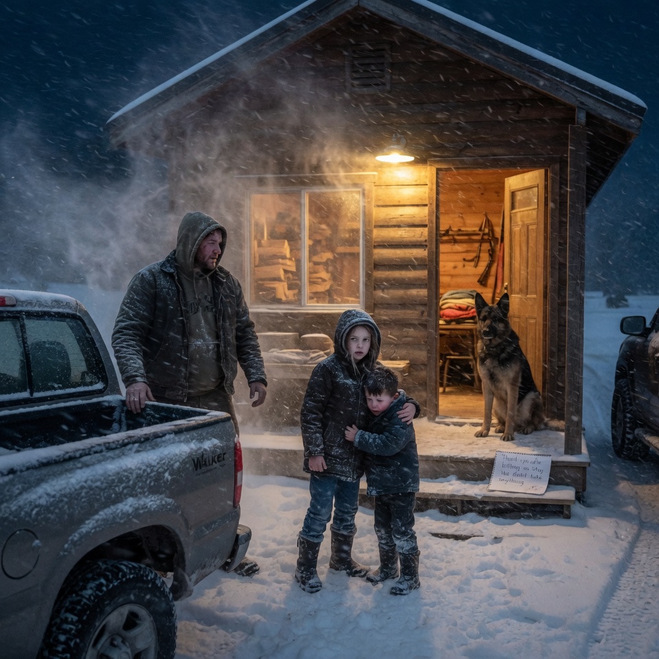 I was a broken Marine hiding from my past in a remote Montana cabin, until a freezing 8-year-old girl and her little brother knocked on my door at midnight during a blizzard. They were running for their lives, and saving them meant facing a danger I never saw coming.