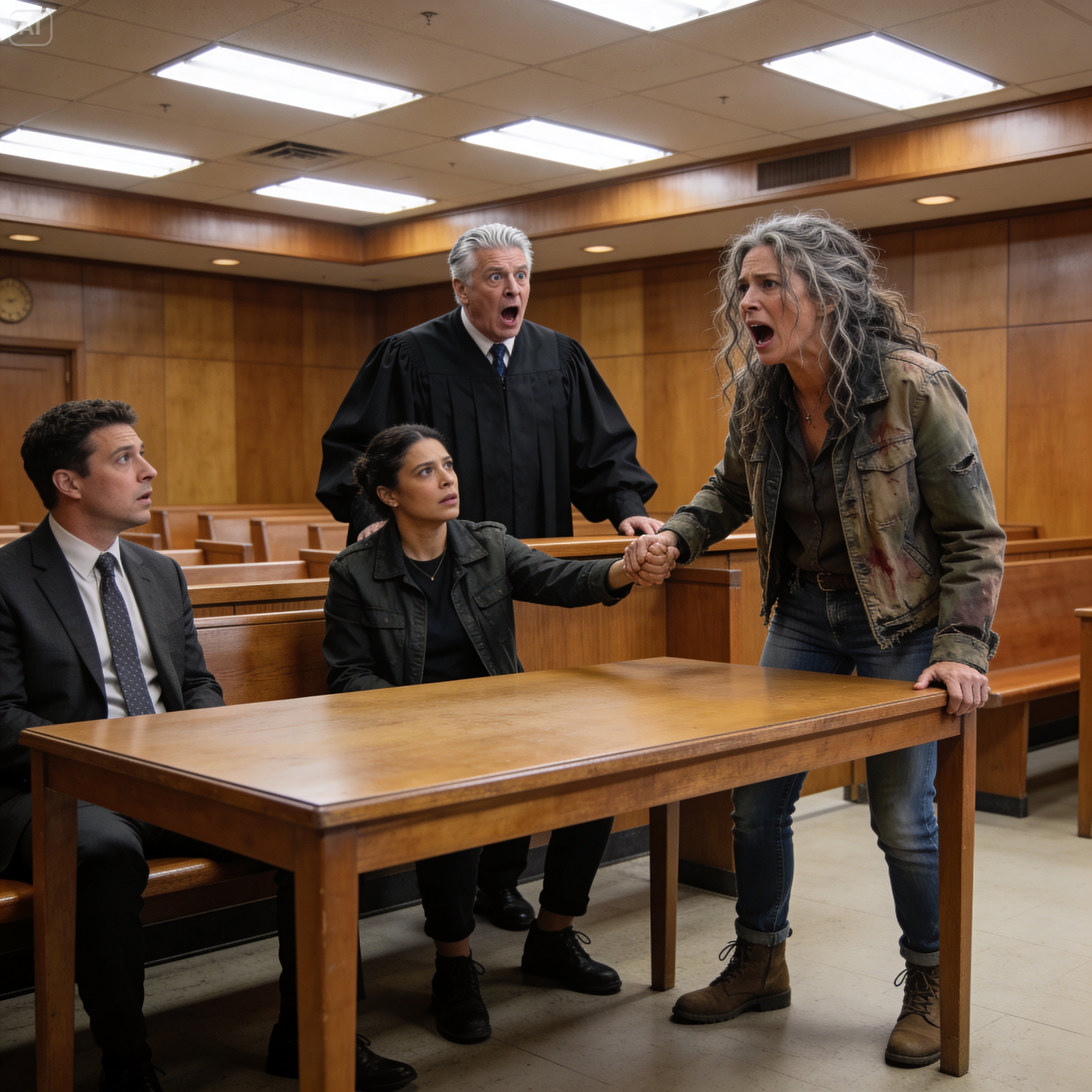 I was a homeless Navy SEAL living under a bridge when I faced the judge for trespassing — but saying my old service number made his face twist in shock and recognition!