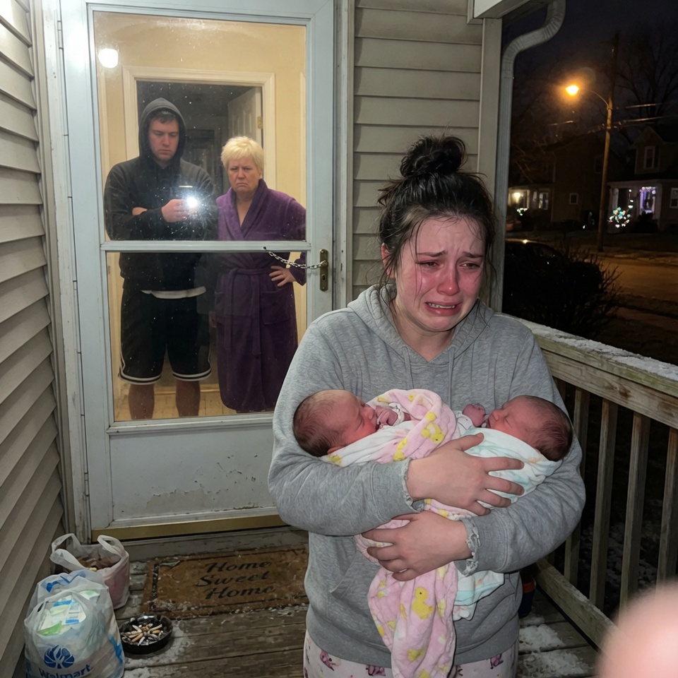 A midnight eviction in the freezing snow, but my cruel mother-in-law had no idea who she just threw away…