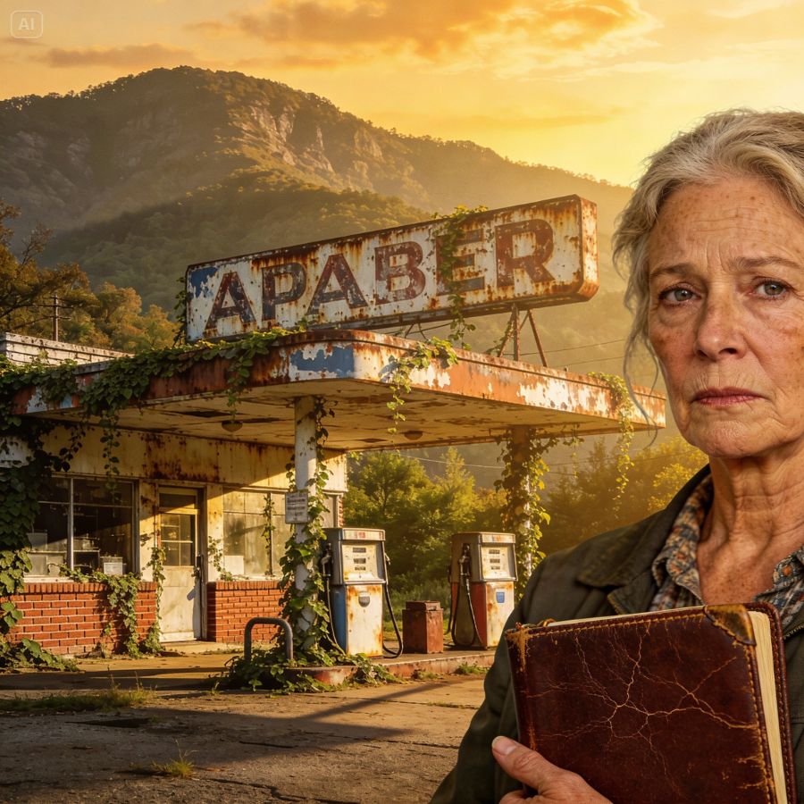 After 33 years, my husband took everything—except my father’s ghost-town gas station. Then I found his secret journal.