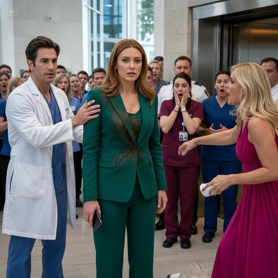 “I CAME HOME TO SURPRISE MY HUSBAND. HIS MISTRESS THREW COFFEE ON ME AND ANNOUNCED SHE WAS THE CEO’S WIFE. THEN I PUT HIM ON SPEAKERPHONE IN FRONT OF THE ENTIRE HOSPITAL LOBBY. GUESS WHO REALLY OWNS THE PLACE?”