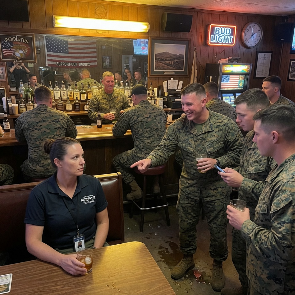 US Marine Asked Her To Say Her Call Sign as a Joke — ‘WIDOWMAKER’ Made Him Drop His Drink