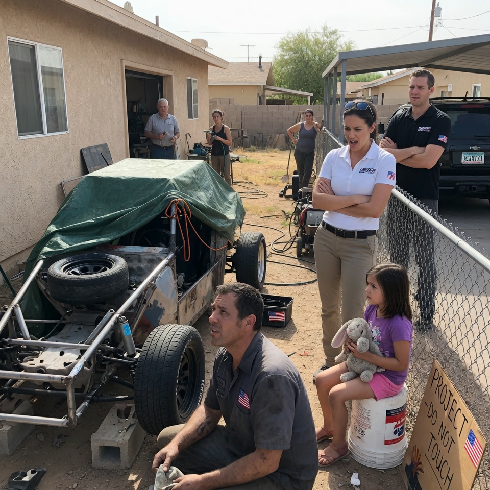 The CEO Laughed at the Single Dad’s Backyard Scrap Car – Until He Won the $5 Million Race