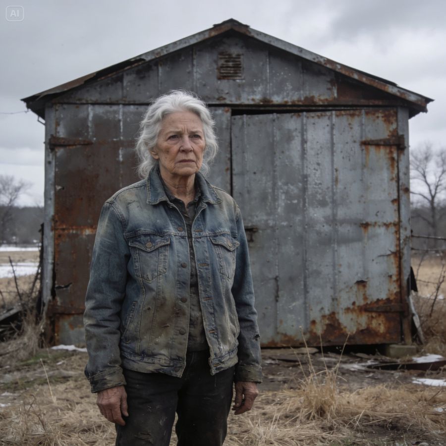 My landlord laughed while evicting me at 73, but my $5 rusted shed held a secret that changed everything.