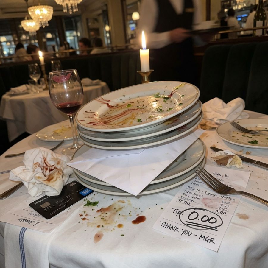 The billionaire left a zero on the receipt but what he hid under the plate changed my life forever.