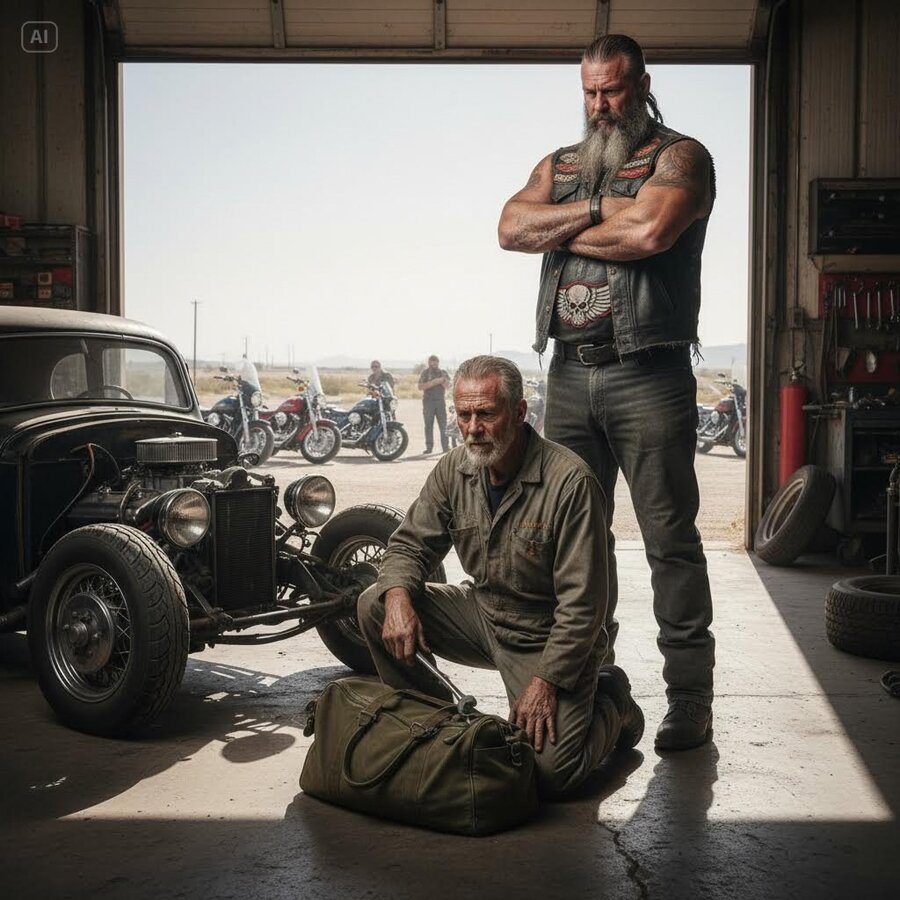 A Mechanic Fixed a Bike Without Charge — Then the Hells Angels Came Back With a Surpris