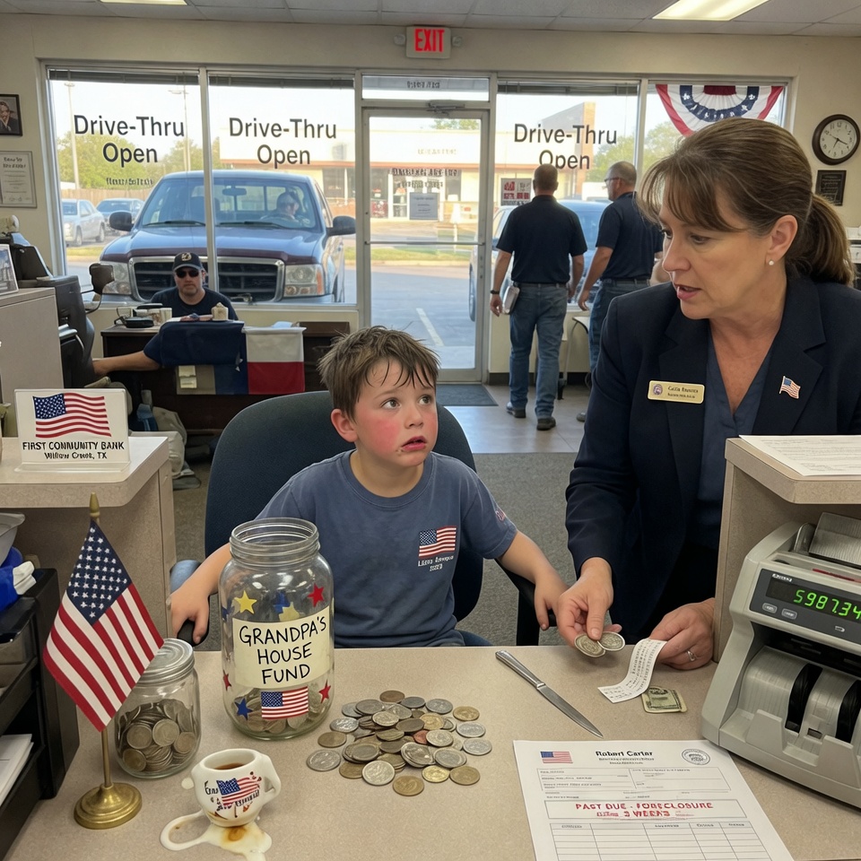 A 7-Year-Old Boy Walked Into the Bank With a Jar of Coins — The Manager Couldn’t Believe Why