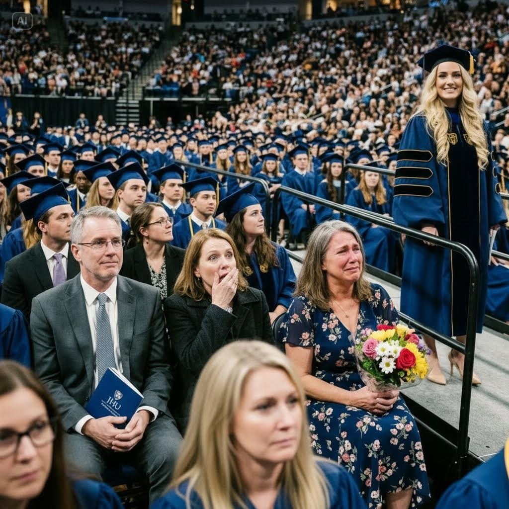 WHEN THE NURSE WHO RAISED ME LOCKED EYES WITH MY ABANDONING PARENTS AT MY GRADUATION, THE WHOLE ARENA WENT SILENT