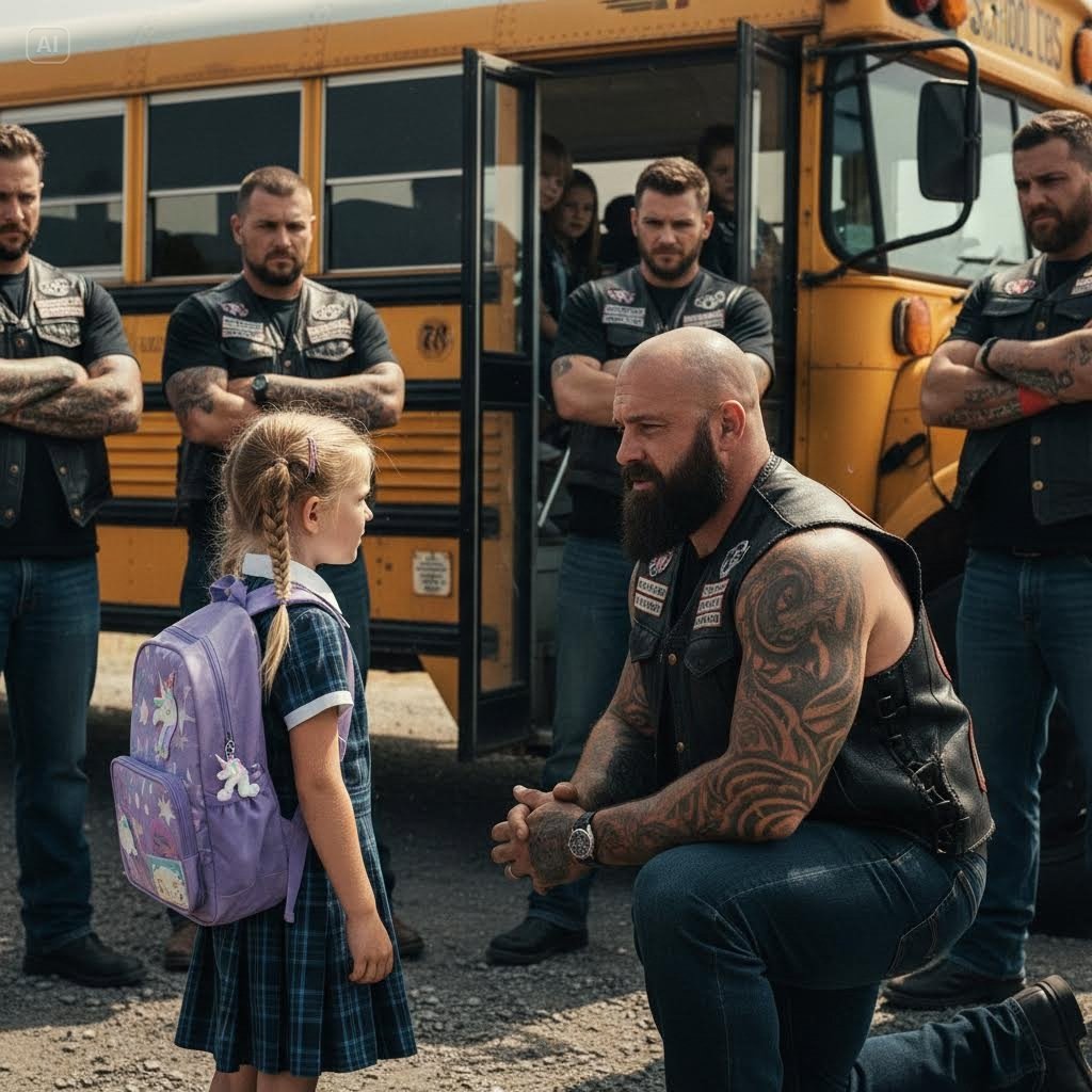 Girl Told a Biker Her Bus Was Being Followed — The Hells Angels’ Response Shocked Everyone