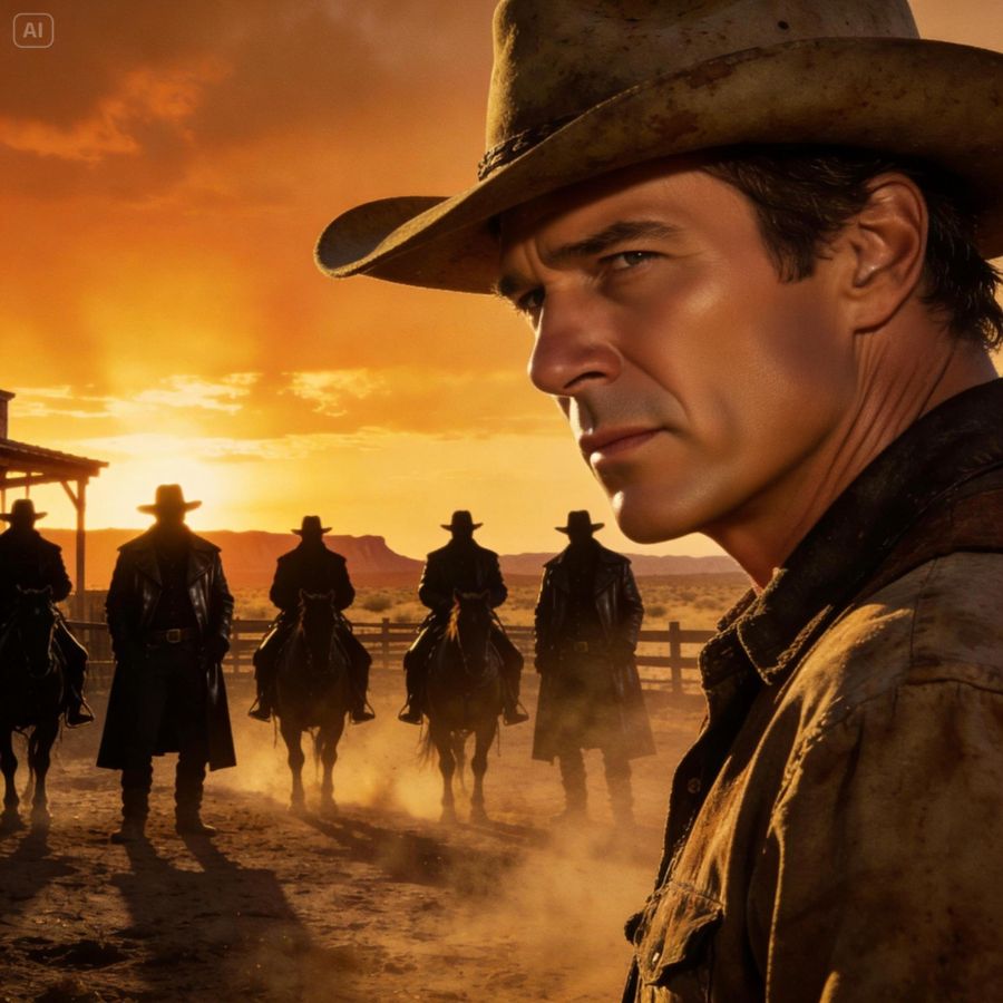 A girl on the run. A rancher with a past. A railroad giant willing to kill for a map.