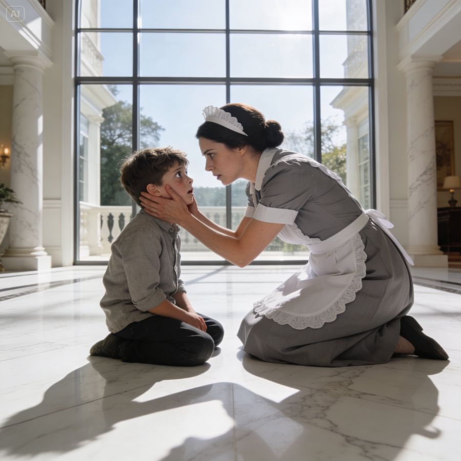 The Billionaire’s son hadn’t spoken in years until I knelt on his floor and heard the truth.