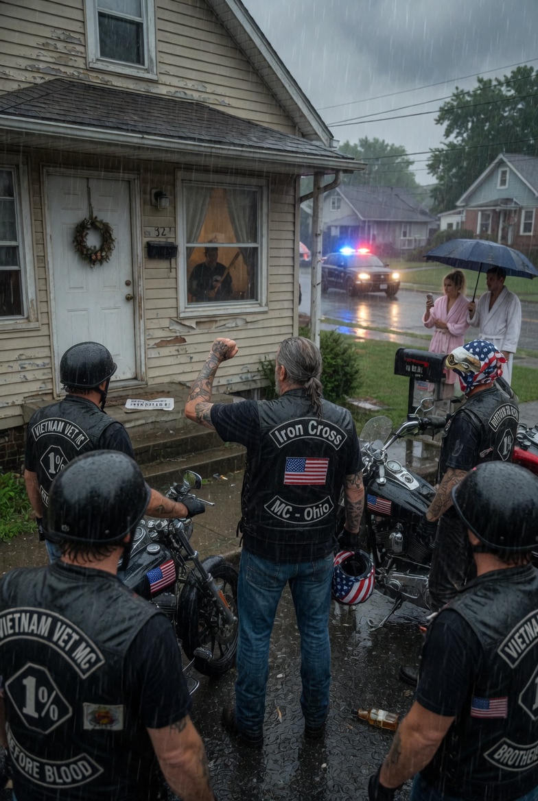 MY WIFE WAS GONE, MY DAUGHTER’S CUSTODY HEARING WAS MONDAY, AND I WAS TOO DRUNK TO STAND — THEN THE BIKERS SURROUNDED MY HOME. THE KNOCK CAME, AND THE LEADER SAID, “WE NEED ……