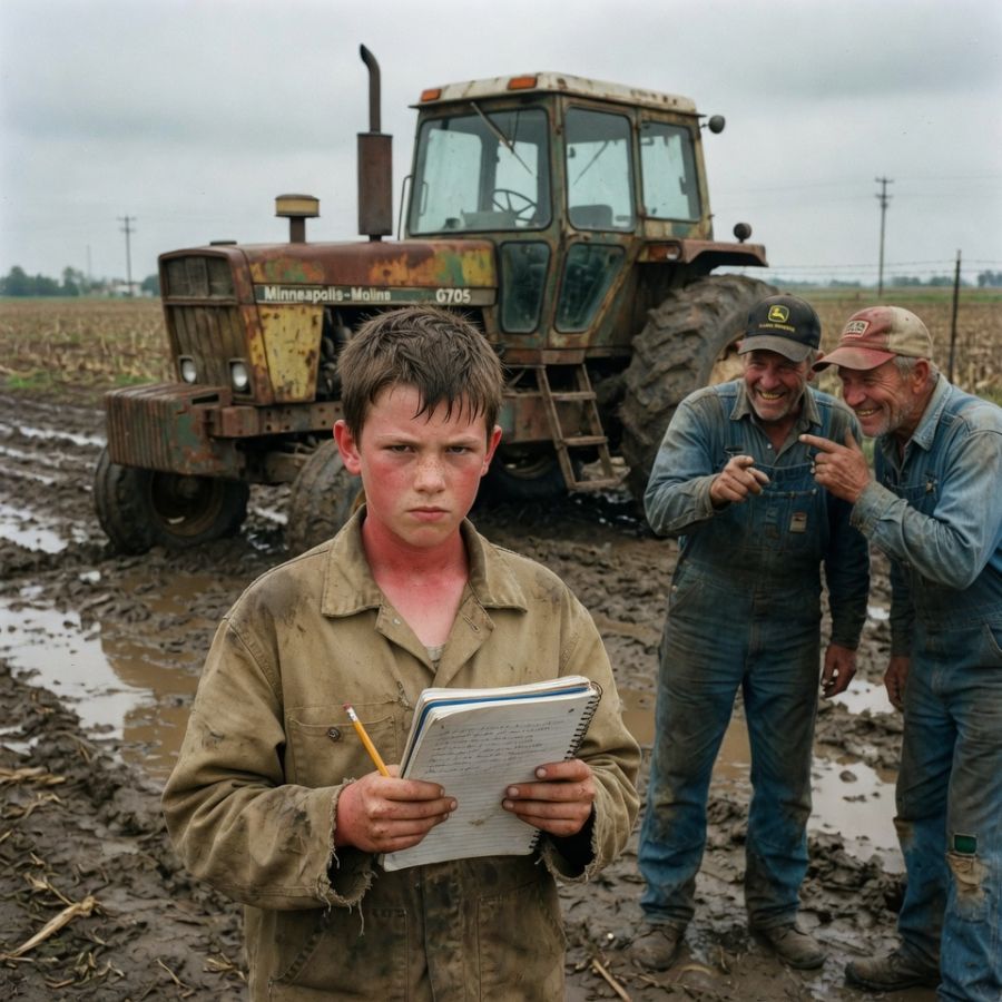 The Boy With the Notebook No One Respected Until He Opened His Mouth and Silenced the Entire Yard