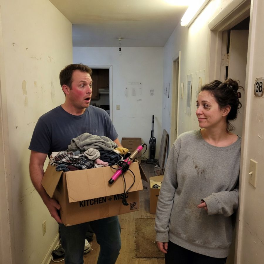 The night I returned my ex’s things her roommate said she moved out and left me the lease.