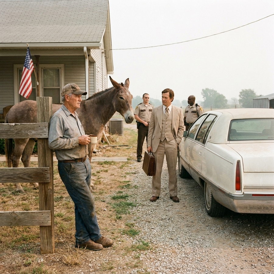 They Fined Him for His Crooked Old Fence, So He Tore It Down and Let 200 Cattle Roam Their Property!