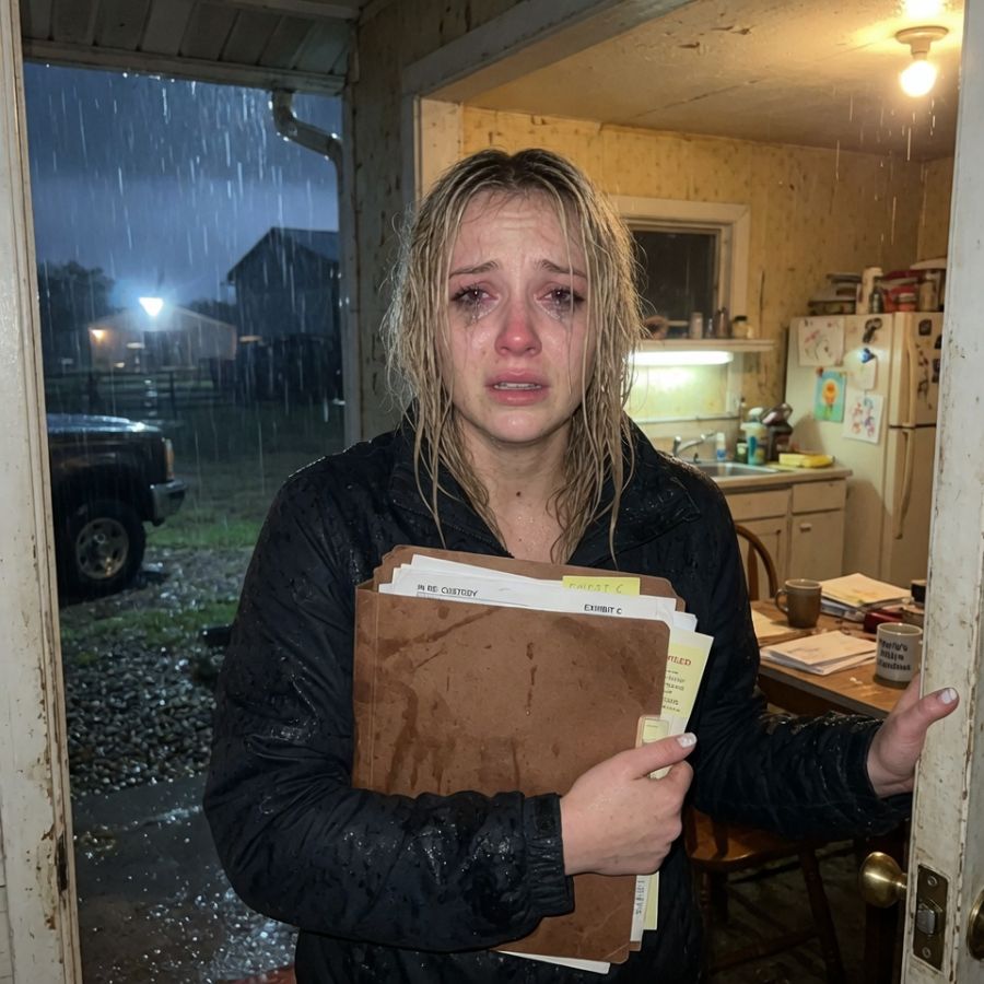 When my neighbor’s daughter showed up in a storm begging for a husband, I thought she was finally losing it.